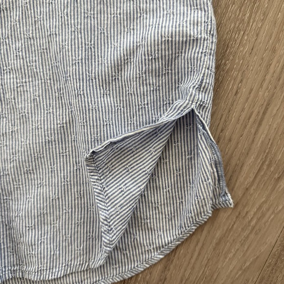 Free People No Limits Button Front Flyaway Back Long Sleeve Shirt Womens Small - Picture 6 of 9